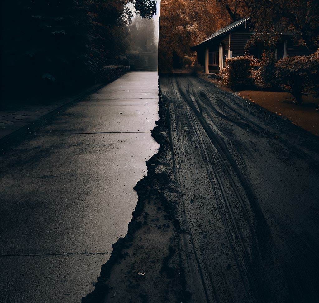 concrete vs asphalt driveway