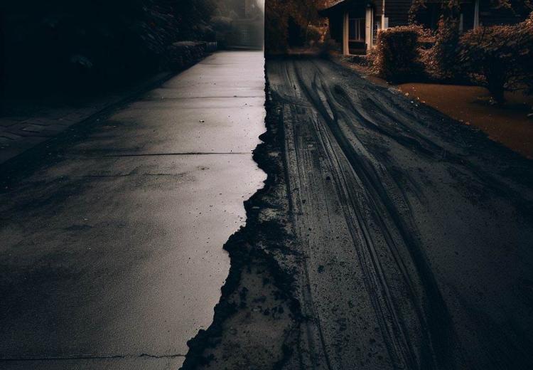 concrete vs asphalt driveway